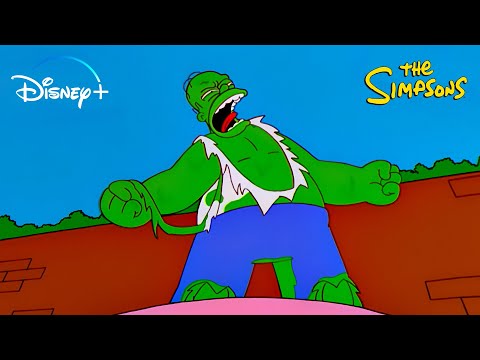 The Best Marvel References | The Simpsons | Disney+