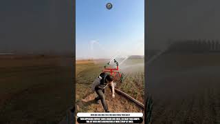 Twin Impact Sprinkler Waters A Whole Field In One Pass