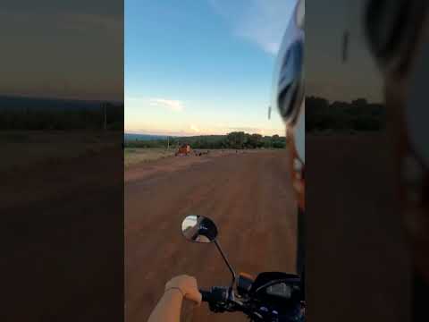 Chegando no asfalto Aloandia-GO Brasil...