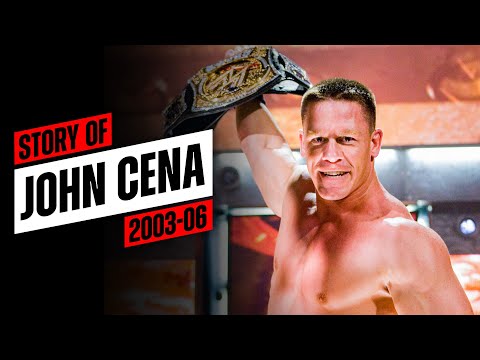 Story of John Cena becoming the face of WWE (2003-06)