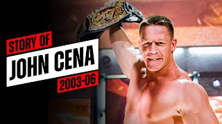 Story of John Cena becoming the face of WWE (2003-06)