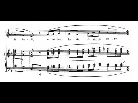 Chi il bel sogno di Doretta (La Rondine - G. Puccini) Score Animation