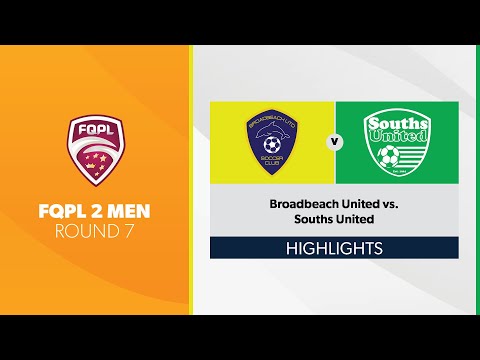 FQPL 2 Men R7 - Broadbeach United vs. Souths United Highlights