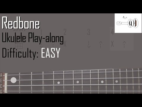 Play-along | Redbone [Childish Gambino] Ukulele Chords, Melody & Practice