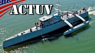 Anti-Submarine Warfare Continuous Trail Unmanned Vessel (ACTUV) Sea Hunter - US Navy New Type Vessel