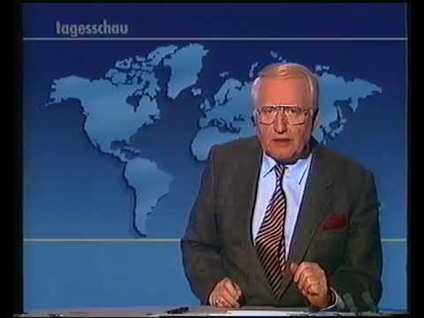 ARD 18.11.1989 Tagesschau Fragment, Ansage vor dem Film Das Boot