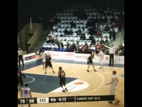 Mirza Ahmetbasic Ece Kapfenberg vs Boras Basket (FibaCup)