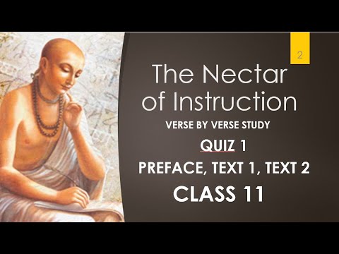 Nectar Of Instruction-English-Quiz1