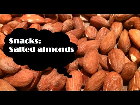 Salted almonds - the easy way