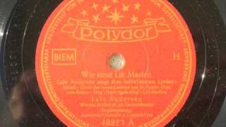 &#39;Wie einst Lili Marlen&#39;--Lale Andersen (1952)