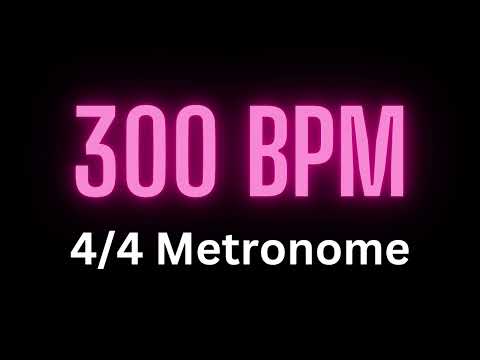 4/4 Metronome - 300 bpm