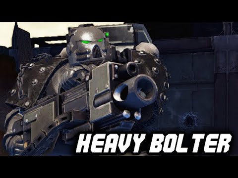 Space Marine Devastator + Heavy Bolter vs Orks! - Warhammer 40k: Space Marine, Augmented Mod