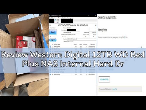 Review Western Digital 12TB WD Red Plus NAS Internal Hard Drive HDD - 7200 RPM, SATA 6 GB/s, CMR, 51