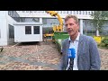 Erasmus MC plaatst coronacontainer op de stoep
