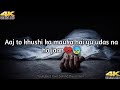 Heart Broken Lafz Shayari Status 4k Ultra HD Alone Kabristan Status