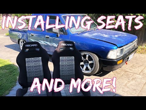 HILUX DRIFT BUILD EP3: EXTENDING LCA'S + BUCKET SEAT INSTALL