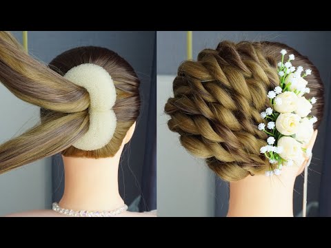 Easy French Roll Hairstyle Step By Step | French Bun...