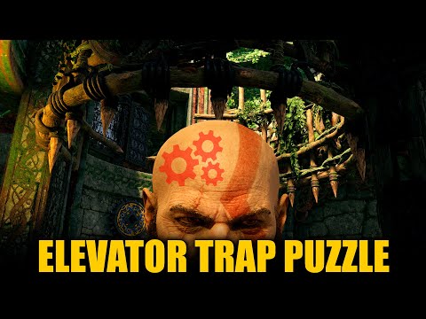 How To Use The Elevator Cage Trap Puzzle In The Jungle - God of War Ragnarok Guide