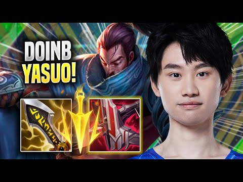 DOINB IS READY FOR YASUO! - LNG DoinB Plays Yasuo MID vs Akshan! | Season 2022
