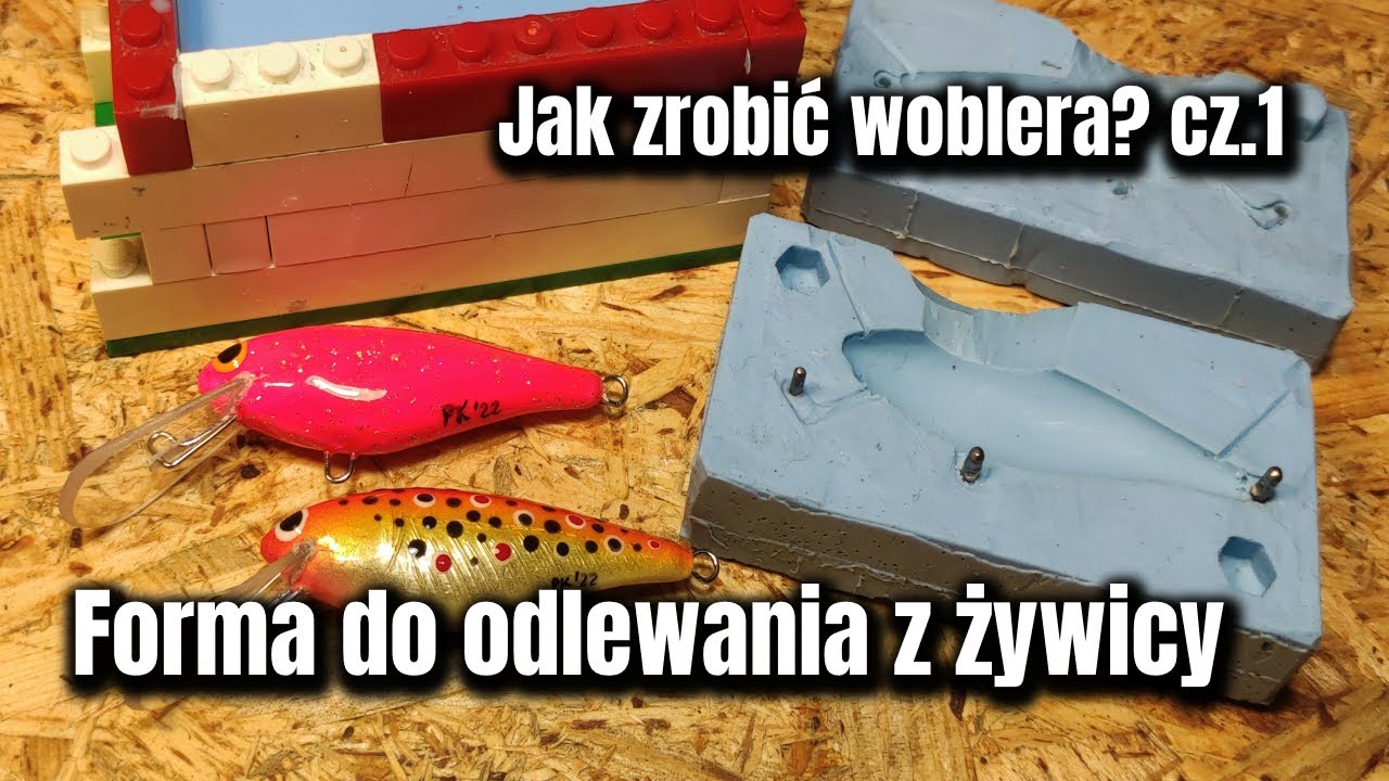 Jak zrobić WOBLERA cz.1 FORMA do odlewania z żywicy