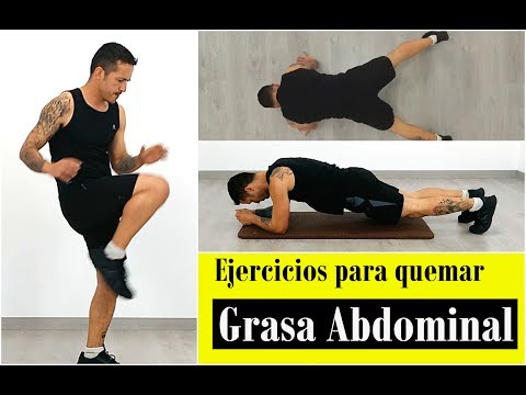 Ejercicios para quemar grasa abdominal en casa rápido