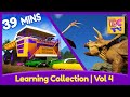 Learning Collection for Kids | Vol 4 | Counting, Patterns, Dinosaurs and More!