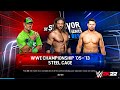 Extreme Rules 2011 Throwback Cena Vs Morrison Vs Miz WWE Championship Steel Cage Match