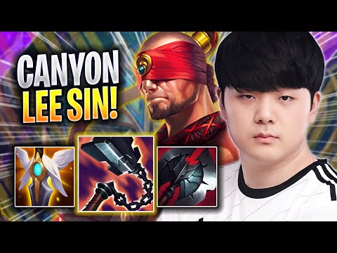 CANYON IS SO GOOD WITH LEE SIN! - DK Canyon Plays Lee Sin JUNGLE vs Vi! | Season 2023