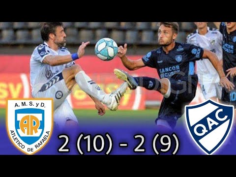 Primera Nacional : ATL. DE RAFAELA 2 (10) - 2 (9) QUILMES | (Reducido) | LOS GOLES + PENALES