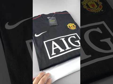 #soccer 2007/2008 Manchester United away black retro fan version football jersey #football #jersey