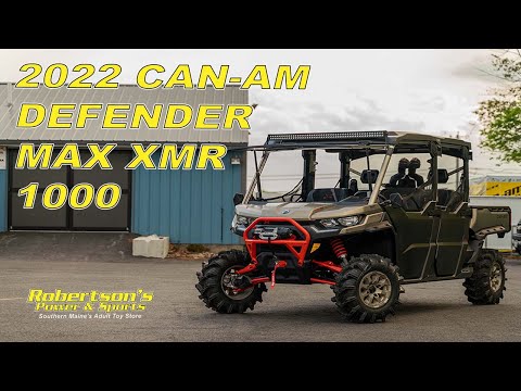2022 CAN-AM DEFENDER MAX XMR 1000 walk around, features and accessories!