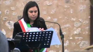 preview picture of video 'Inaugurazione Monumento in onore dei soldati  polacchi morti nel 1944.Sindaco Nadia Bucci'