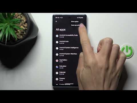 How to Reset App Preferences on GOOGLE Pixel 7a - Default & Disabled Apps, etc.