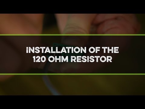 Installation of the 120 Ohm Resistor