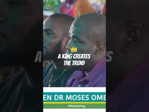 A KING CREATES THE TREND || VEN DR MOSES OMEKE #Prophet #trending #love #2025prophesies