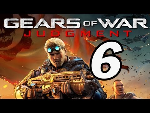 Gears of War Judgement Walkthrough Part 6: Seahorse Hills [HARDCORE] XBOX360/GAMEPLAY
