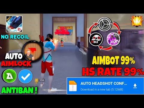 Free Fire Auto Headshot Config File🎯🌠 Macro Aimbot + No Recoil Regedit ‼️ Antiban VIP Script 👽