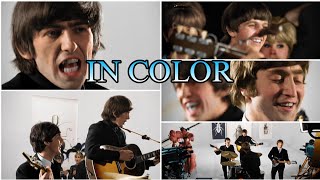 The Beatles - I&#39;m Happy Just To Dance With You COLORIZED (A Hard Day&#39;s Night, 1964)