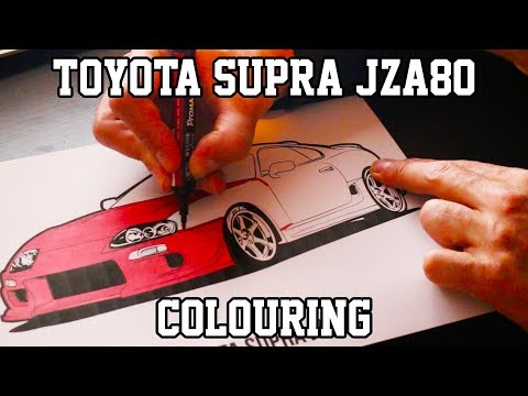 Toyota Supra JZA80 Colouring
