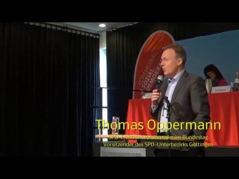 Thomas Oppermann - Vorsitzender des SPD-Unterbezirks Göttingen
