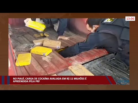 No Piauí, carga de cocaína avaliada em R$ 11 milhões é apreendida pela PRF 31 01 2022