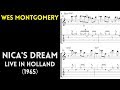 Wes Montgomery - Nica's Dream Transcription (Live 1965)