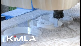 Plexiglass milling on Kimla CNC Industrial Router