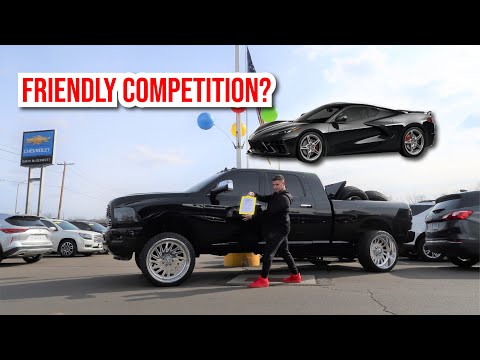 Battle of the YouTubers? I ORDERED A C8 CORVETTE!! (to build the sh*t out of)