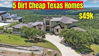 5 Dirt Cheap Texas Homes You Can Buy Right Now | Affordable Real Estate Deals