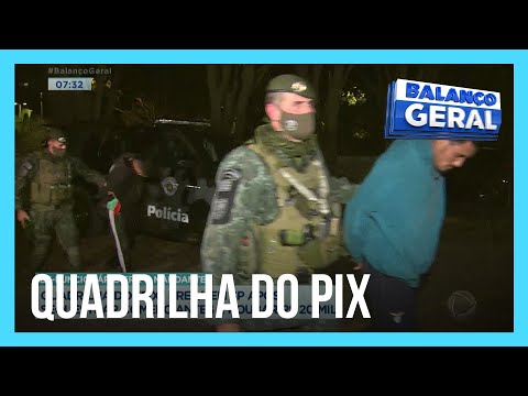 Quadrilha do Pix é presa após sequestrar comerciantes e roubar R$ 20 mil