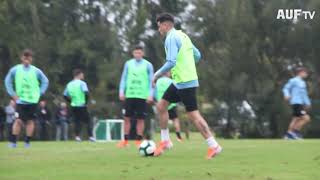 Entrenamiento en doble horario de Uruguay (11/6)