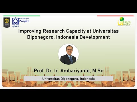 Prof. Ambariyanto, Vice Rector, Universitas Diponegoro, Indonesia