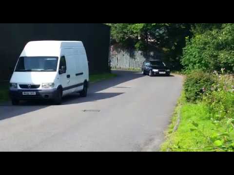 Modified Vauxhall Omega 3.2 v6 19" staggered wheels 30mm lowered