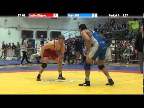 97 KG SF - Dustin Kilgore (Sunkist Kids) vs. Arjun Gill (Canada)
